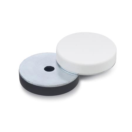 Otto Ganter Disc with Cover Cap (Component Feet), GN 338